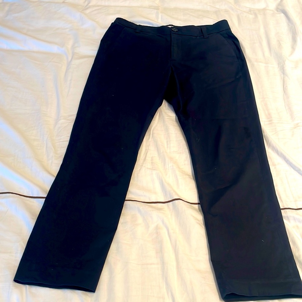 Vince trousers with tapered leg. Great fit in Navy blue size 4.